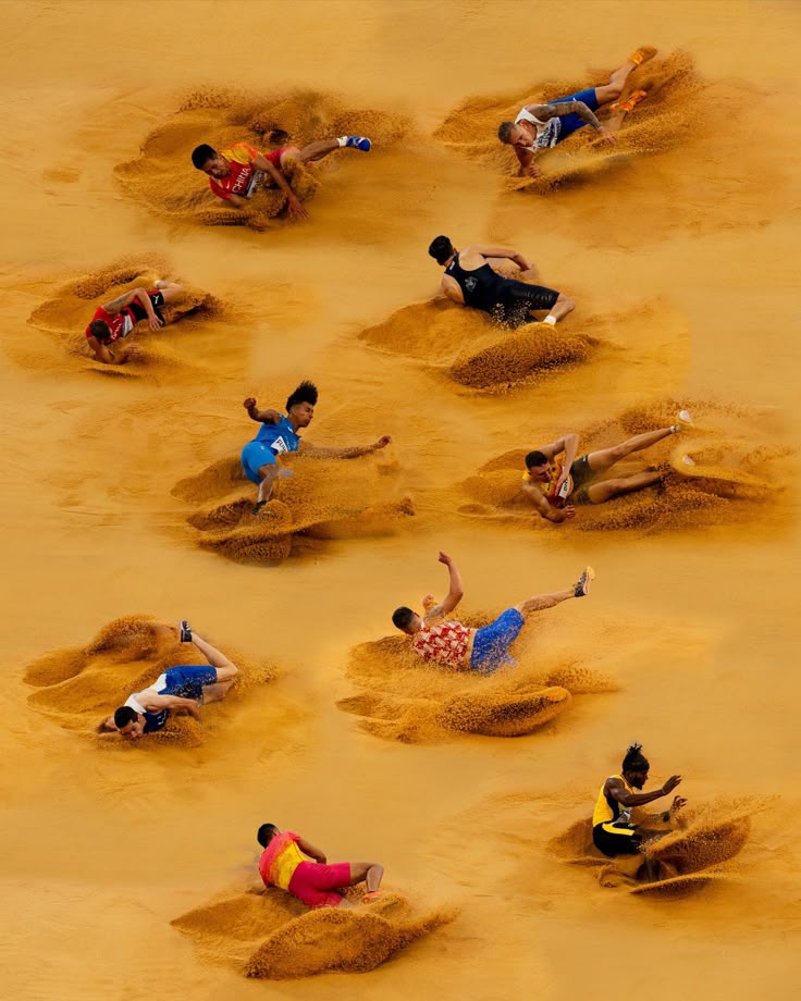 Long jump pit composite