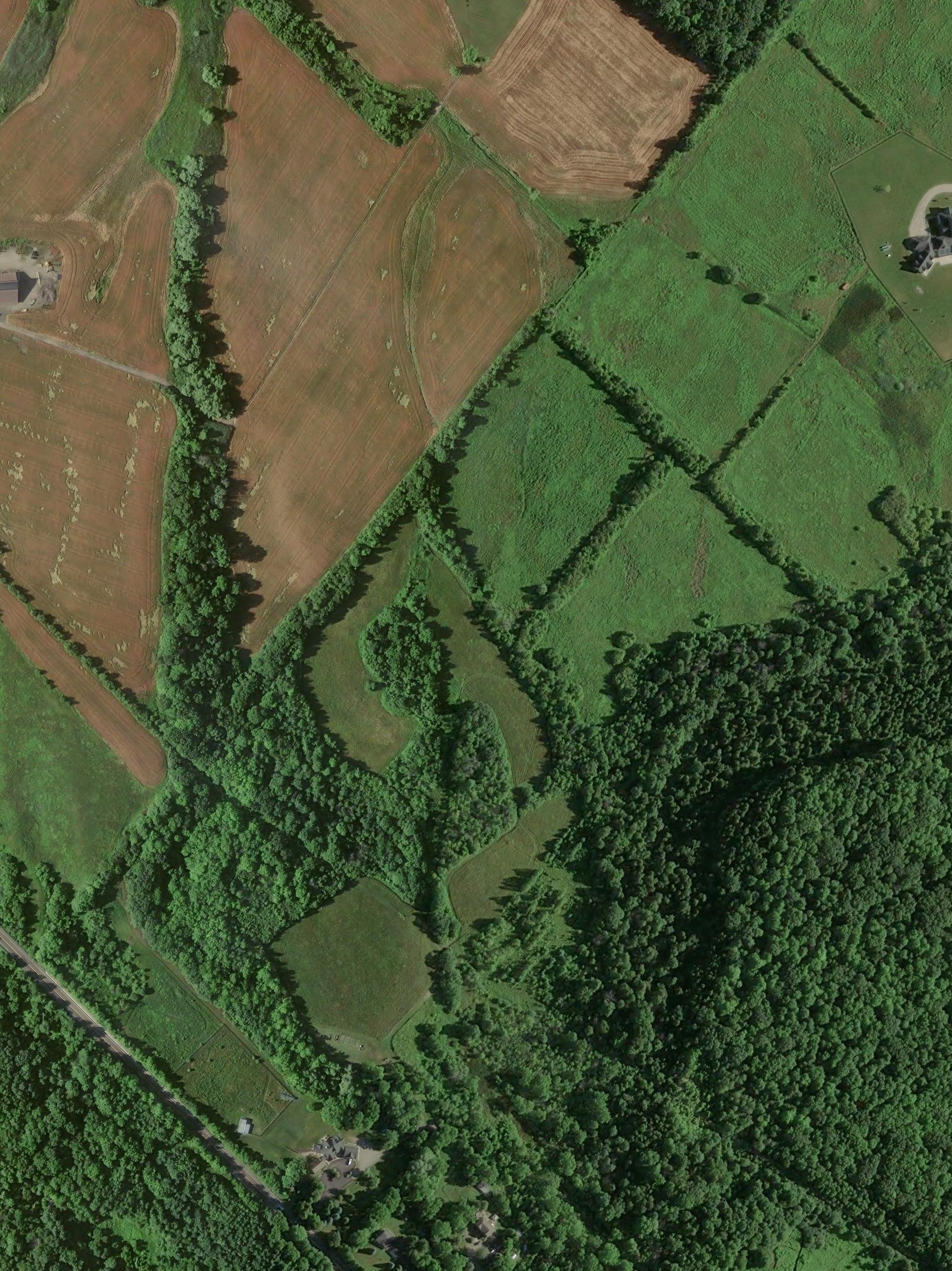 Mt Nemo property satellite view